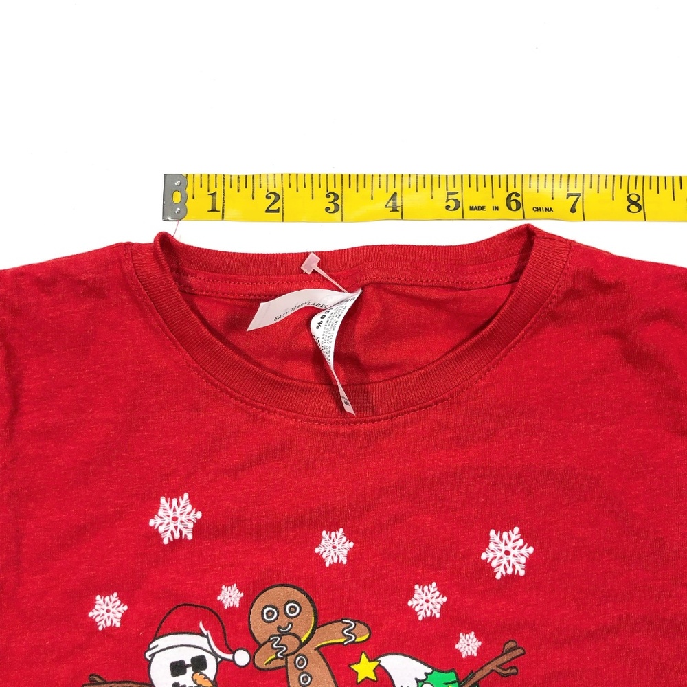 Girl’s L A T Live and Tell Red T-Shirt, Size Large - Picture 5 of 7